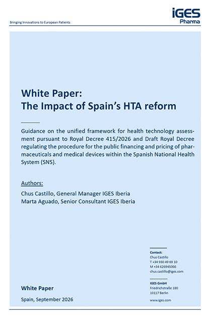 White Paper: The Impact of Spain’s HTA Reform